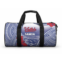 Vaitele Samoa Village Duffle Bag Falefa Valley Polynesian Tribal Hibiscus Floral