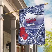 Vaitele Samoa Village Garden Flag Falefa Valley Polynesian Tribal Hibiscus Floral