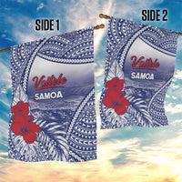 Vaitele Samoa Village Garden Flag Falefa Valley Polynesian Tribal Hibiscus Floral