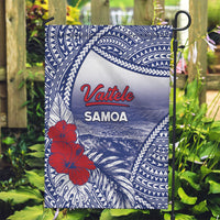 Vaitele Samoa Village Garden Flag Falefa Valley Polynesian Tribal Hibiscus Floral