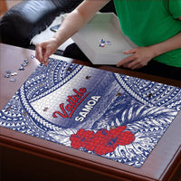 Vaitele Samoa Village Puzzle Falefa Valley Polynesian Tribal Hibiscus Floral