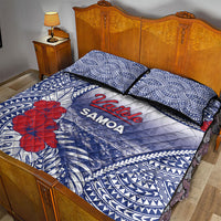 Vaitele Samoa Village Quilt Bed Set Falefa Valley Polynesian Tribal Hibiscus Floral