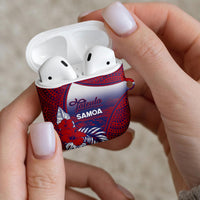 Faleula Samoa Village AirPods Case Falefa Valley Polynesian Tribal Hibiscus Floral