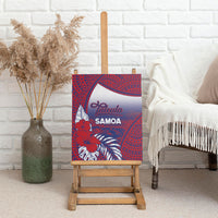 Faleula Samoa Village Canvas Wall Art Falefa Valley Polynesian Tribal Hibiscus Floral