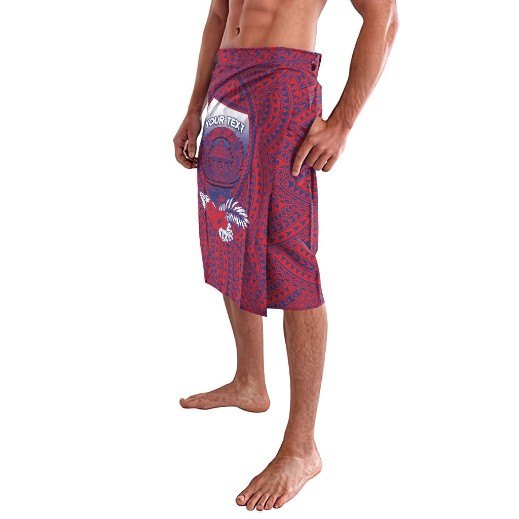 Personalised Faleula Samoa Village Lavalava Falefa Valley Polynesian Tribal Hibiscus Floral