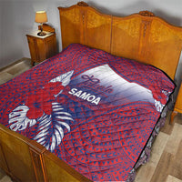 Faleula Samoa Village Quilt Falefa Valley Polynesian Tribal Hibiscus Floral