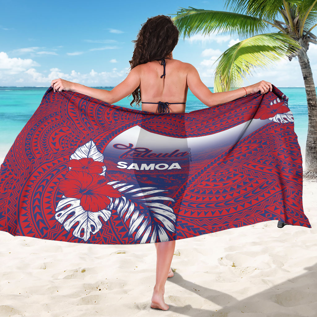 Faleula Samoa Village Sarong Falefa Valley Polynesian Tribal Hibiscus Floral