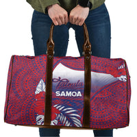 Faleula Samoa Village Travel Bag Falefa Valley Polynesian Tribal Hibiscus Floral