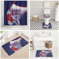 Vailele Samoa Village Bathroom Set Map Polynesian Tribal Hibiscus Floral