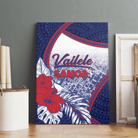 Vailele Samoa Village Canvas Wall Art Map Polynesian Tribal Hibiscus Floral