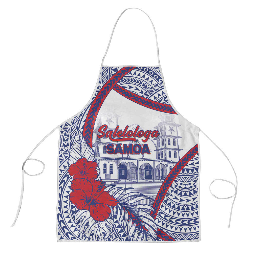Salelologa Samoa Village Apron Polynesian Tribal Church Landmark Hibiscus Floral