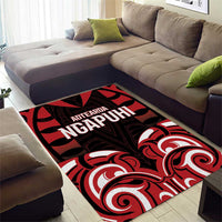 Aotearoa Ngapuhi Area Rug Maori Pattern New Zealand DT05 - Polynesian Pride