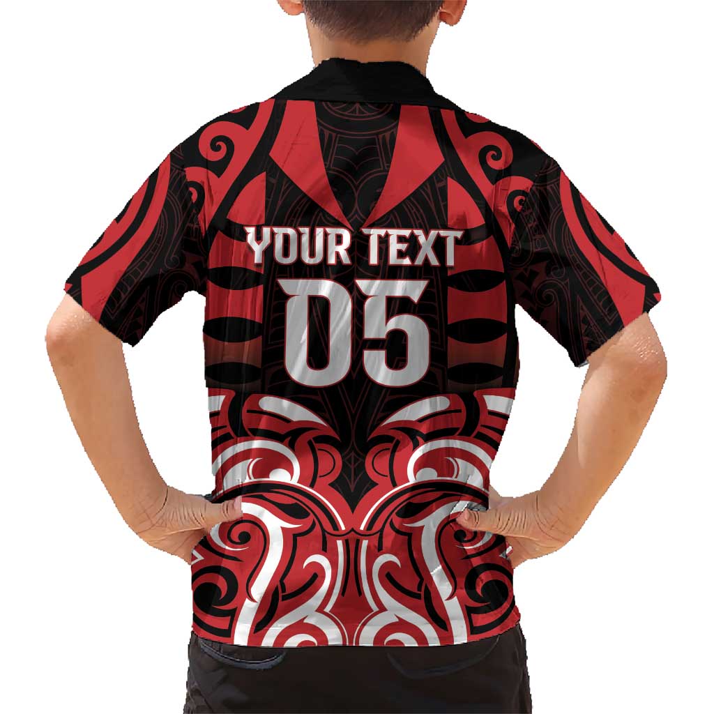 Custom Aotearoa Ngapuhi Family Matching Short Sleeve Bodycon Dress and Hawaiian Shirt Maori Pattern New Zealand DT05 - Polynesian Pride