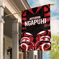 Aotearoa Ngapuhi Garden Flag Maori Pattern New Zealand DT05 House Flag Red - Polynesian Pride