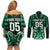 Custom Aotearoa Ngai Tahu Couples Matching Off Shoulder Short Dress and Long Sleeve Button Shirt Maori Pattern New Zealand - Polynesian Pride