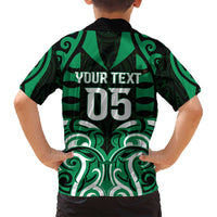 Custom Aotearoa Ngai Tahu Family Matching Long Sleeve Bodycon Dress and Hawaiian Shirt Maori Pattern New Zealand DT05 - Polynesian Pride