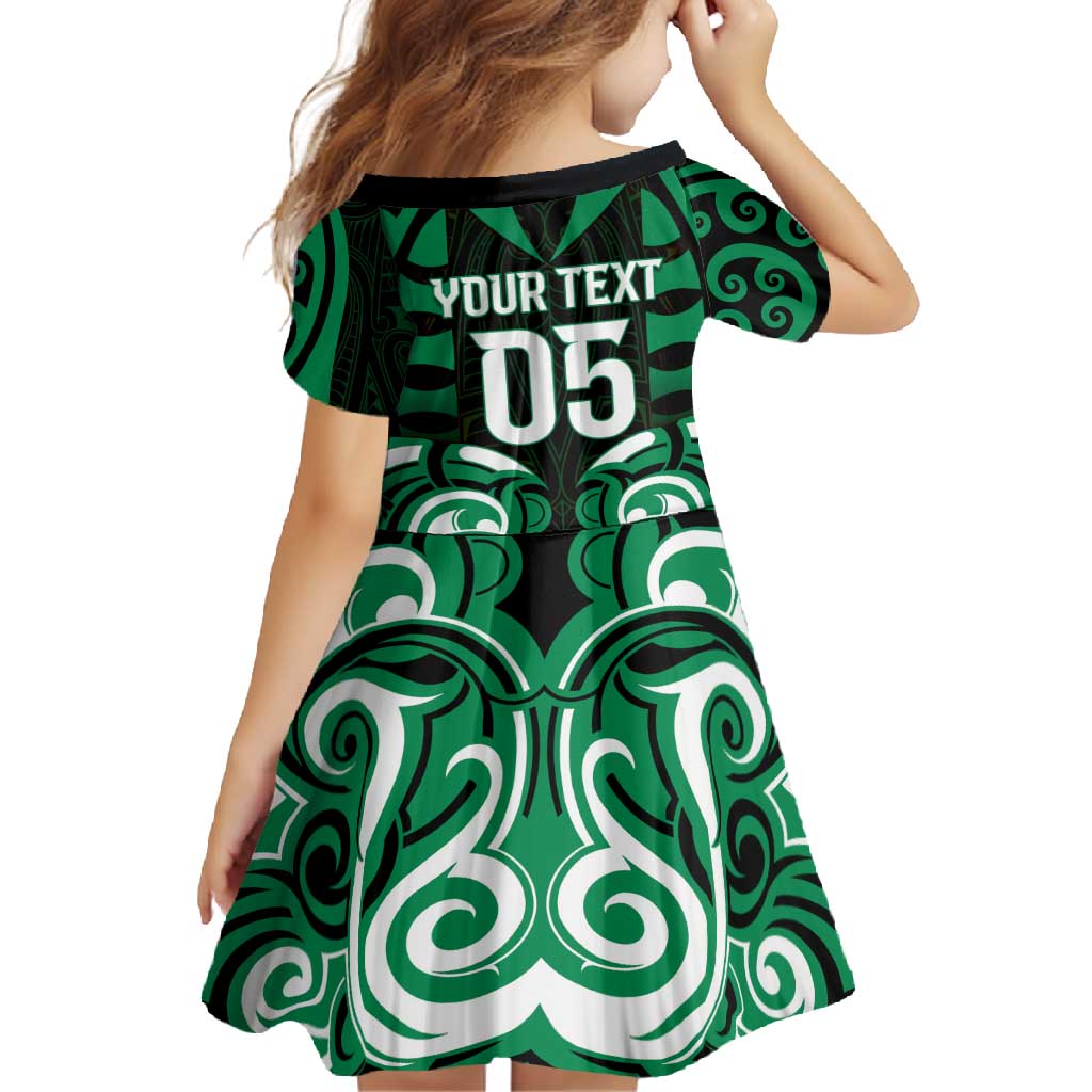 Custom Aotearoa Ngai Tahu Family Matching Off Shoulder Maxi Dress and Hawaiian Shirt Maori Pattern New Zealand - Polynesian Pride