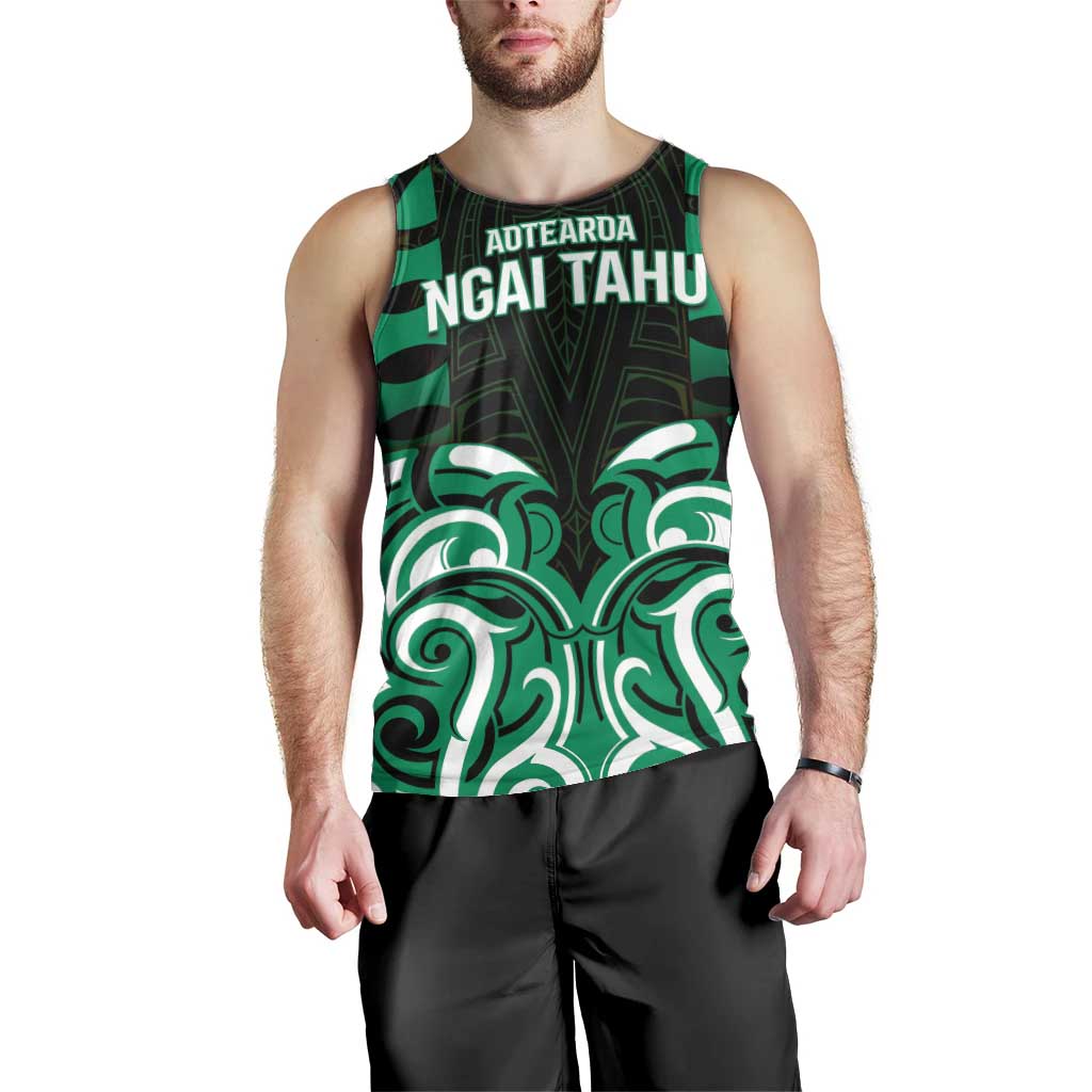 Custom Aotearoa Ngai Tahu Men Tank Top Maori Pattern New Zealand - Polynesian Pride