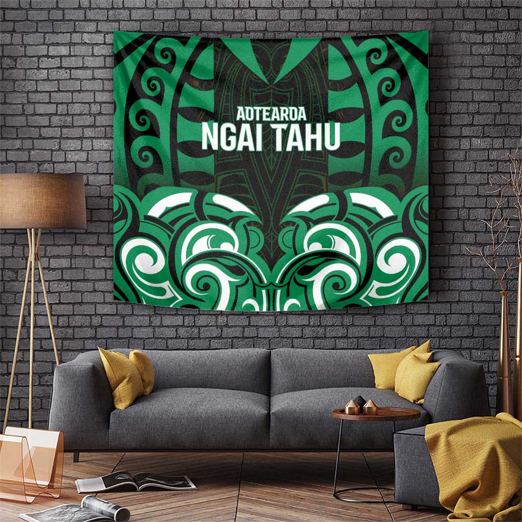 Aotearoa Ngai Tahu Tapestry Maori Pattern New Zealand DT05 Green - Polynesian Pride