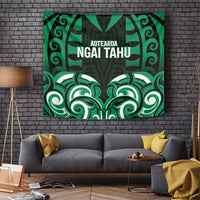 Aotearoa Ngai Tahu Tapestry Maori Pattern New Zealand DT05 Green - Polynesian Pride