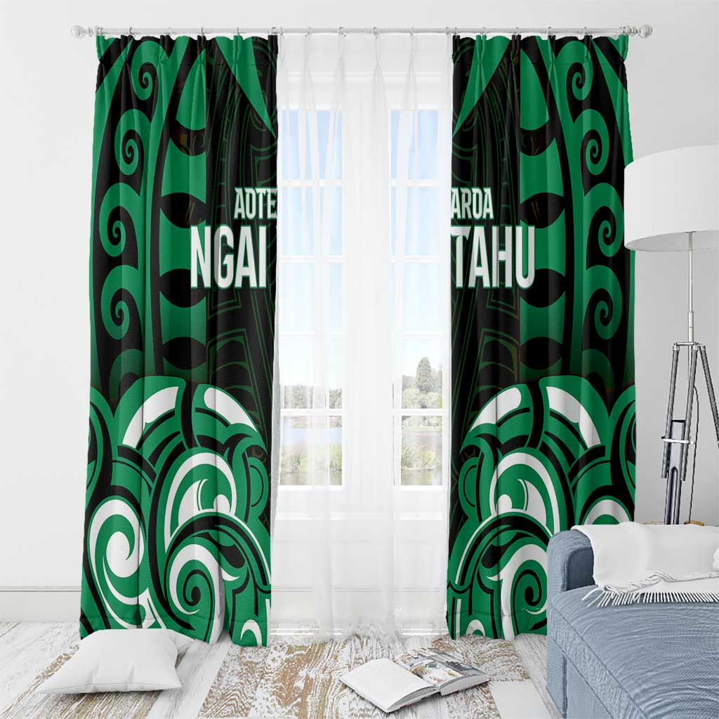 Aotearoa Ngai Tahu Window Curtain Maori Pattern New Zealand DT05 - Polynesian Pride