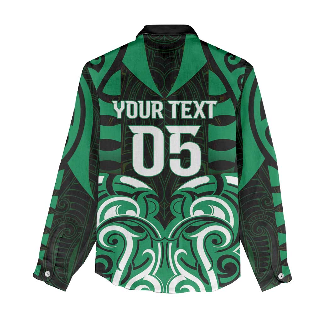 Custom Aotearoa Ngai Tahu Women Casual Shirt Maori Pattern New Zealand DT05 - Polynesian Pride
