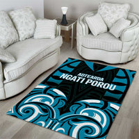 Aotearoa Ngati Porou Area Rug Maori Pattern New Zealand DT05 - Polynesian Pride