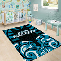 Aotearoa Ngati Porou Area Rug Maori Pattern New Zealand DT05 - Polynesian Pride