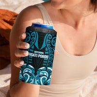 Custom Aotearoa Ngati Porou 4 in 1 Can Cooler Tumbler Maori Pattern New Zealand DT05 - Polynesian Pride