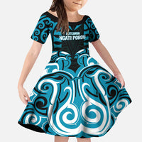 Custom Aotearoa Ngati Porou Family Matching Mermaid Dress and Hawaiian Shirt Maori Pattern New Zealand - Polynesian Pride