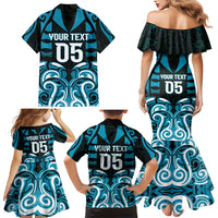 Custom Aotearoa Ngati Porou Family Matching Mermaid Dress and Hawaiian Shirt Maori Pattern New Zealand - Polynesian Pride
