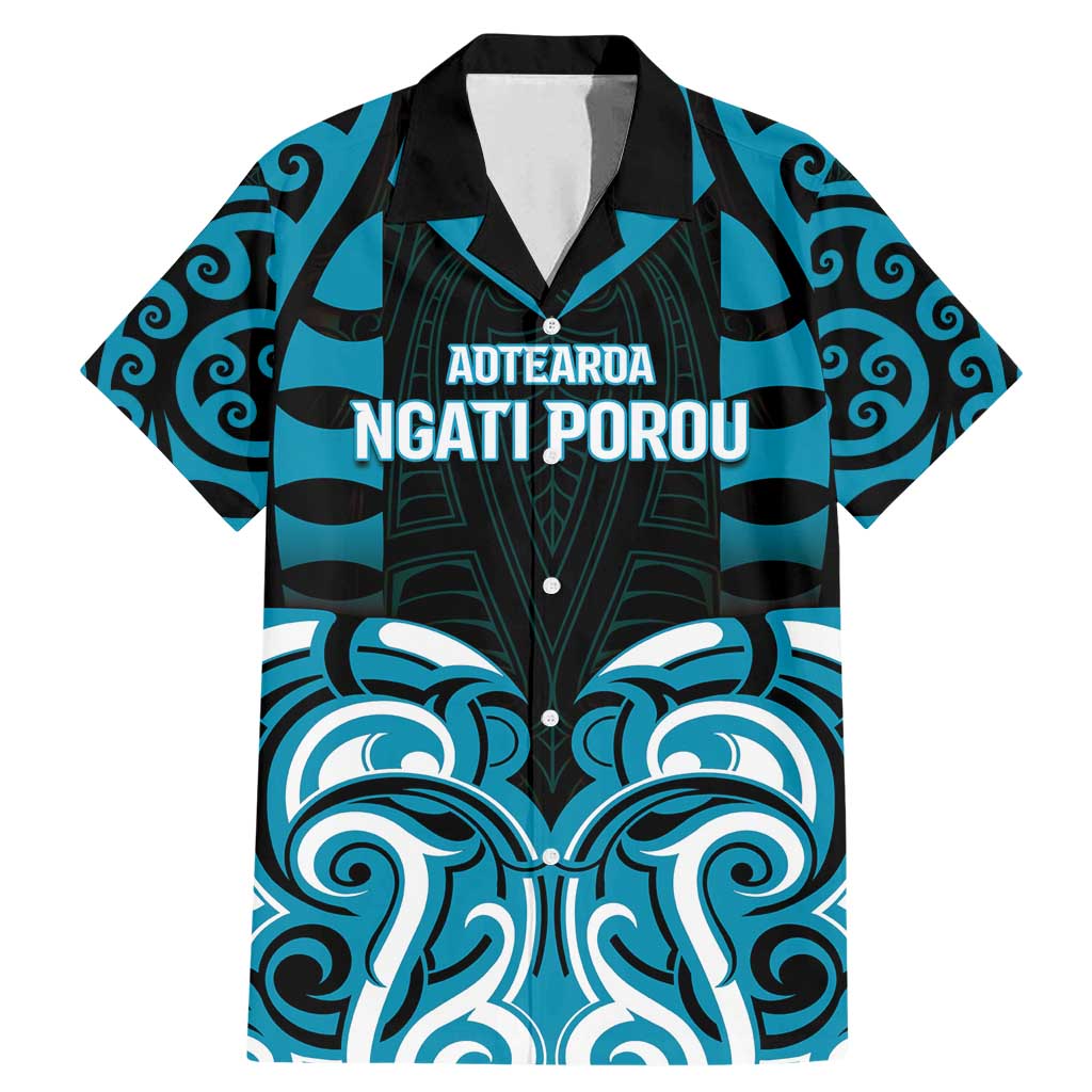 Custom Aotearoa Ngati Porou Family Matching Mermaid Dress and Hawaiian Shirt Maori Pattern New Zealand - Polynesian Pride