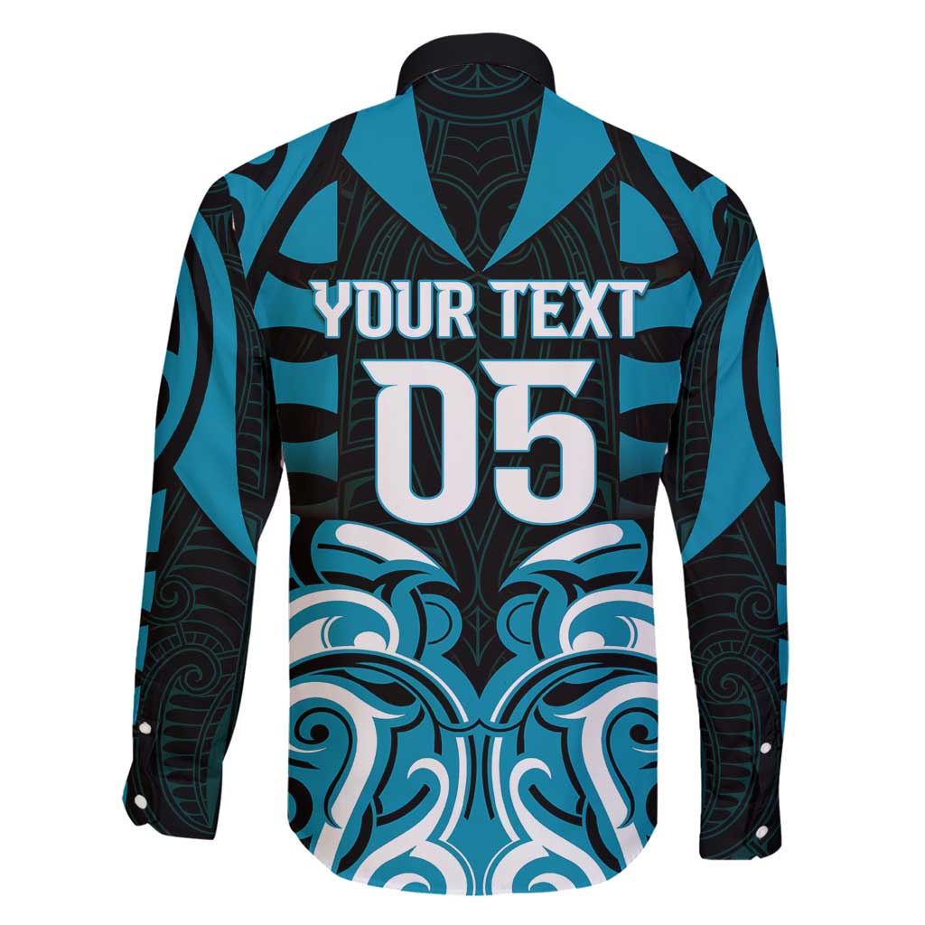 Custom Aotearoa Ngati Porou Family Matching Off Shoulder Maxi Dress and Hawaiian Shirt Maori Pattern New Zealand - Polynesian Pride