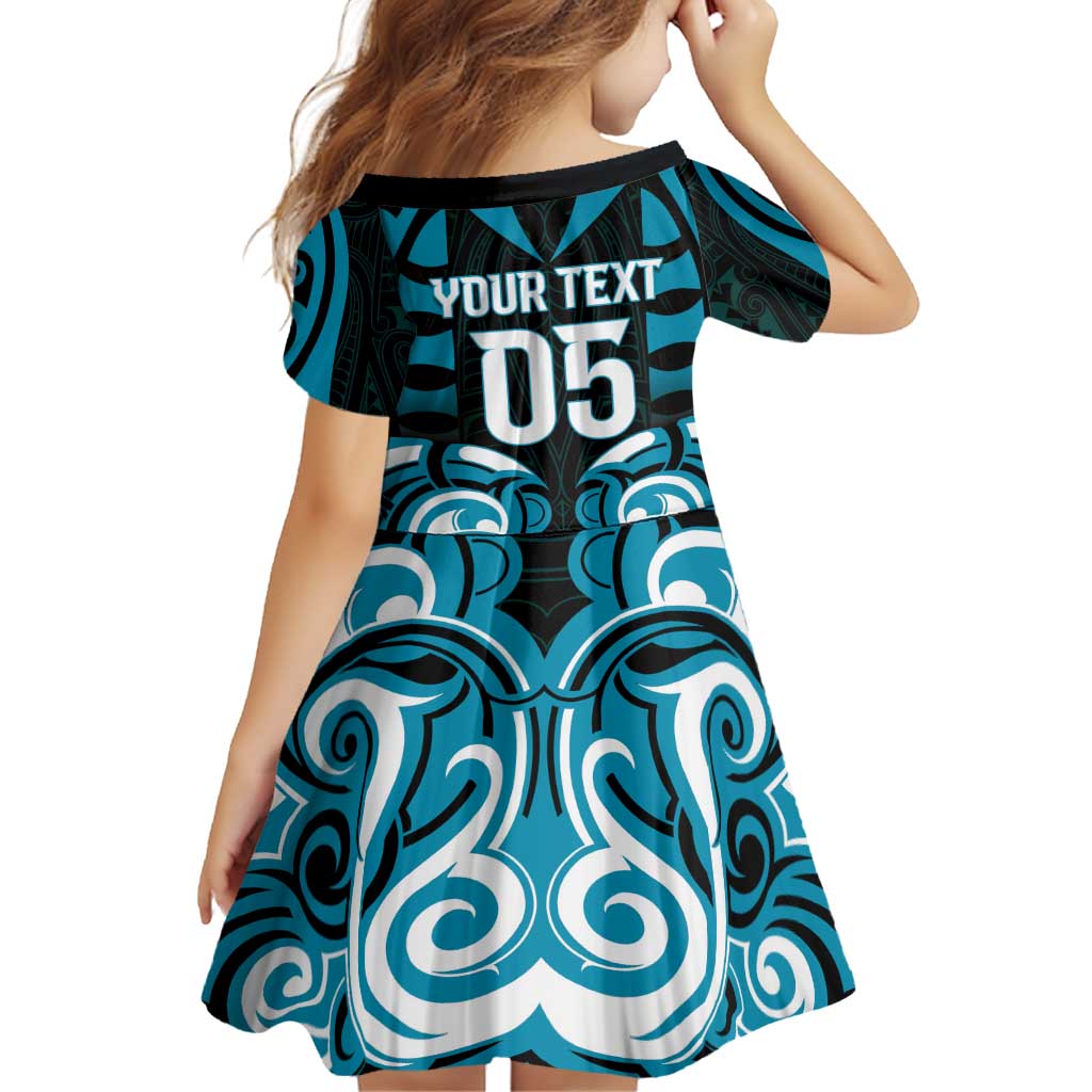 Custom Aotearoa Ngati Porou Family Matching Off Shoulder Short Dress and Hawaiian Shirt Maori Pattern New Zealand - Polynesian Pride