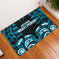 Aotearoa Ngati Porou Rubber Doormat Maori Pattern New Zealand DT05 - Polynesian Pride