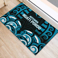 Aotearoa Ngati Porou Rubber Doormat Maori Pattern New Zealand DT05 - Polynesian Pride