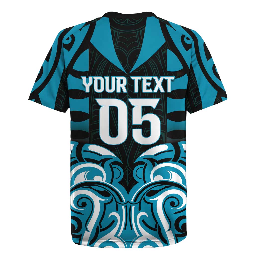 Custom Aotearoa Ngati Porou Rugby Jersey Maori Pattern New Zealand - Polynesian Pride