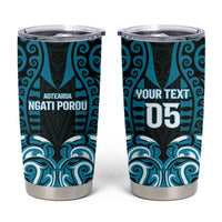 Custom Aotearoa Ngati Porou Tumbler Cup Maori Pattern New Zealand - Polynesian Pride