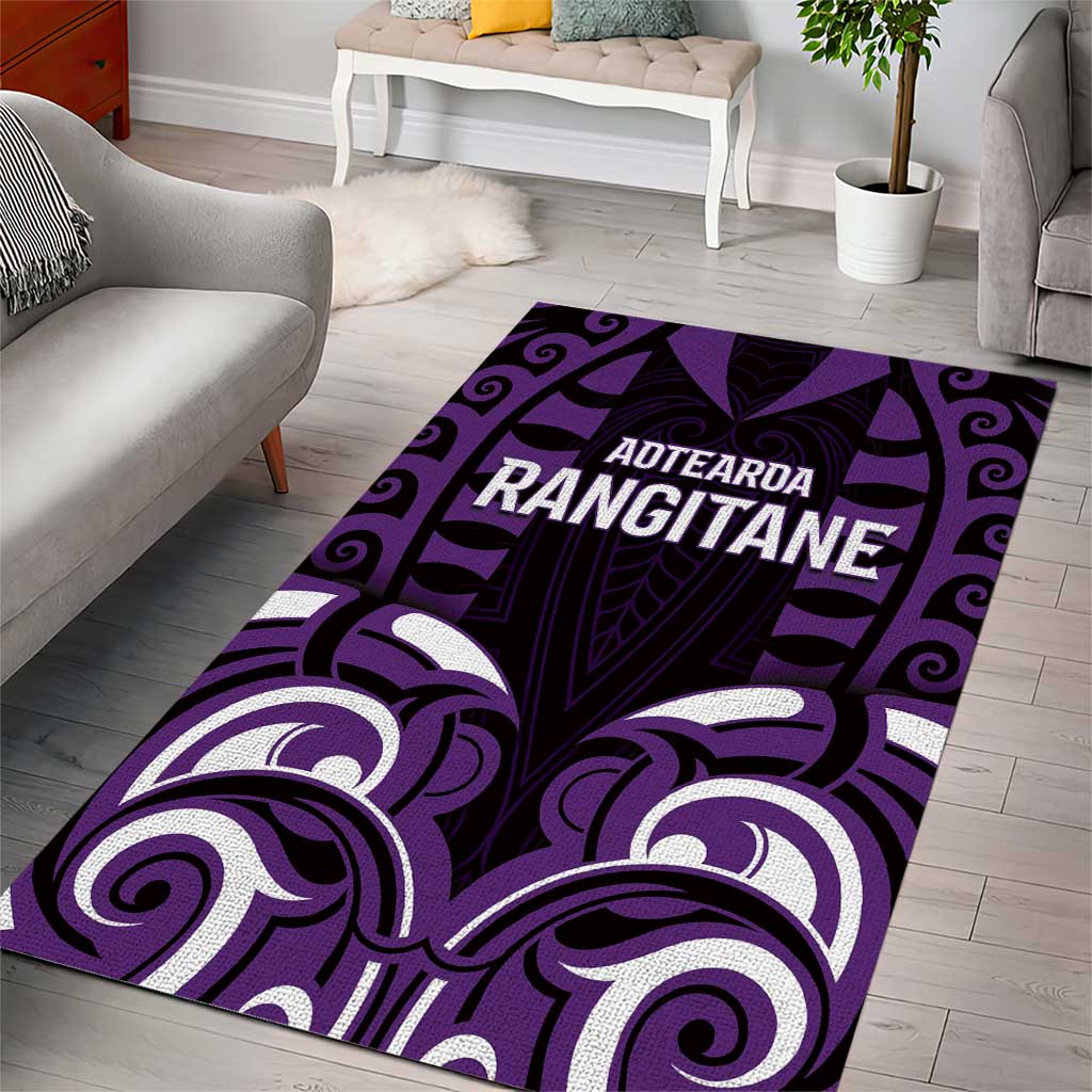 Aotearoa Rangitane Area Rug Maori Pattern New Zealand DT05 - Polynesian Pride