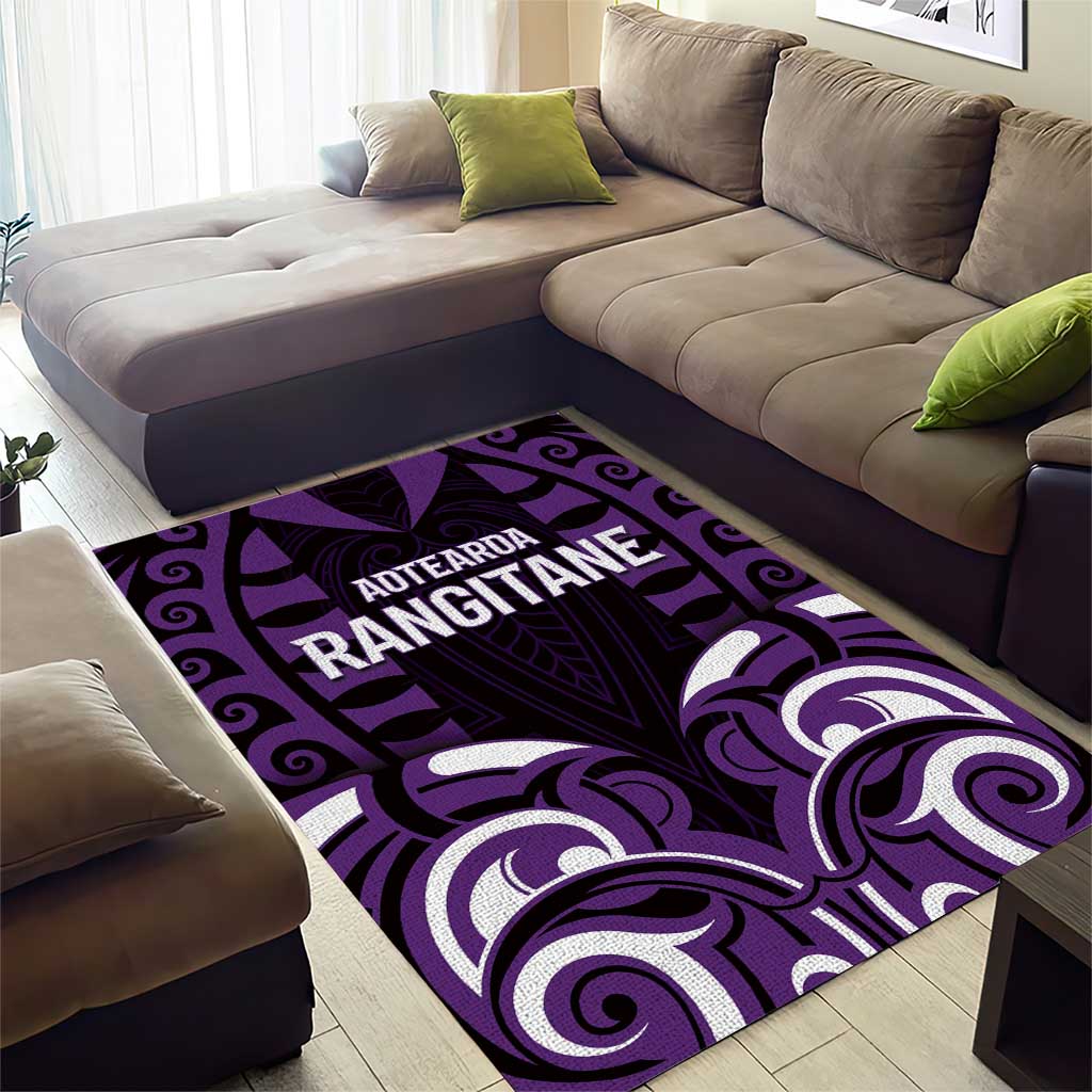 Aotearoa Rangitane Area Rug Maori Pattern New Zealand DT05 - Polynesian Pride