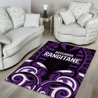Aotearoa Rangitane Area Rug Maori Pattern New Zealand DT05 - Polynesian Pride