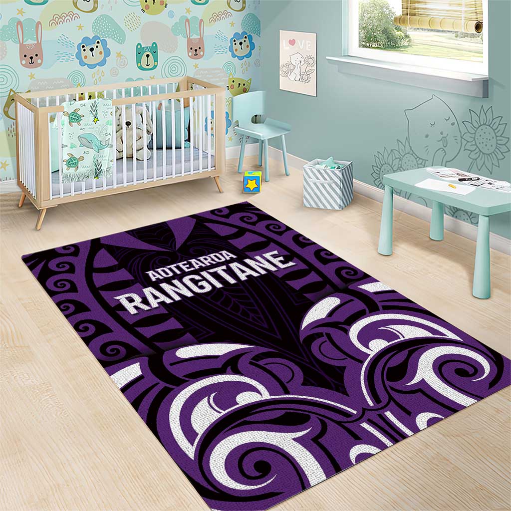 Aotearoa Rangitane Area Rug Maori Pattern New Zealand DT05 - Polynesian Pride