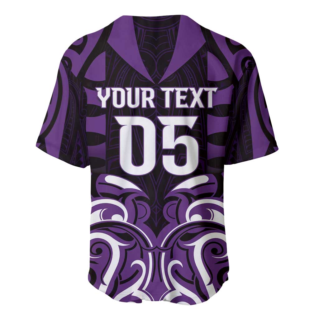 Custom Aotearoa Rangitane Baseball Jersey Maori Pattern New Zealand DT05 - Polynesian Pride