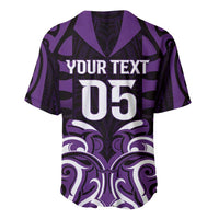 Custom Aotearoa Rangitane Baseball Jersey Maori Pattern New Zealand DT05 - Polynesian Pride