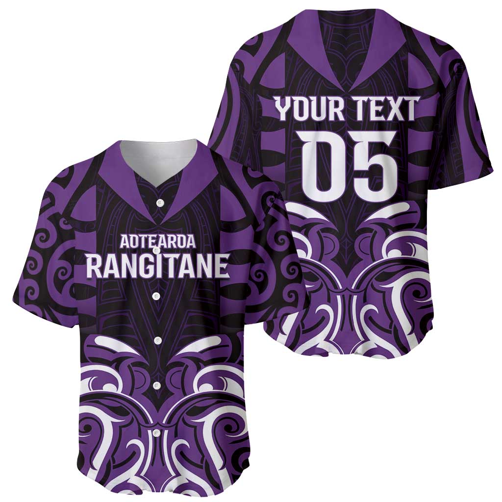 Custom Aotearoa Rangitane Baseball Jersey Maori Pattern New Zealand DT05 - Polynesian Pride
