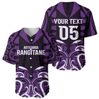 Custom Aotearoa Rangitane Baseball Jersey Maori Pattern New Zealand DT05 - Polynesian Pride