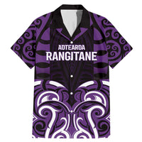 Custom Aotearoa Rangitane Family Matching Mermaid Dress and Hawaiian Shirt Maori Pattern New Zealand - Polynesian Pride