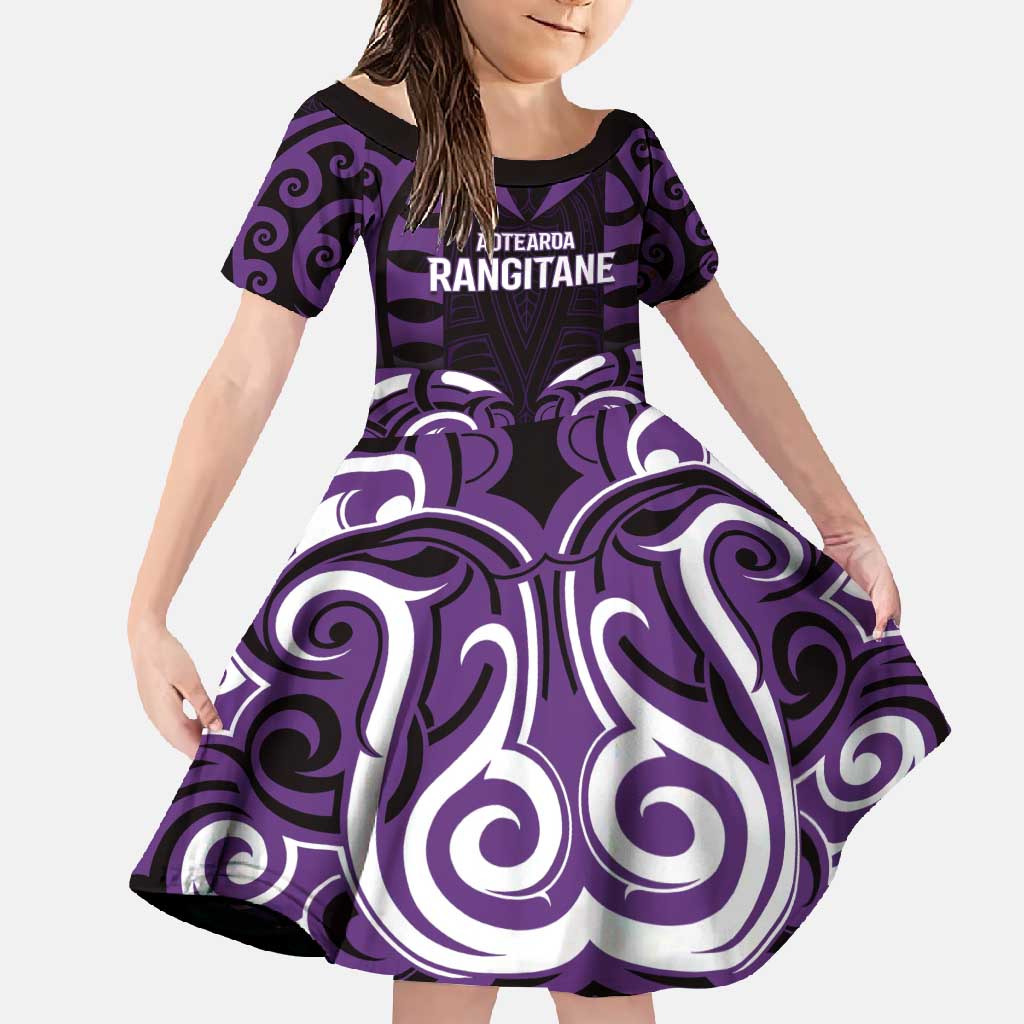 Custom Aotearoa Rangitane Family Matching Tank Maxi Dress and Hawaiian Shirt Maori Pattern New Zealand - Polynesian Pride