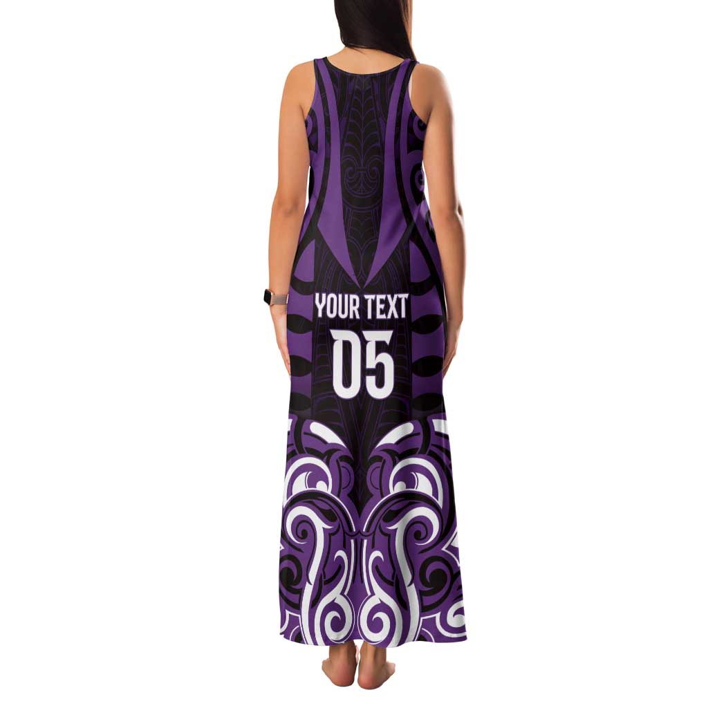 Custom Aotearoa Rangitane Family Matching Tank Maxi Dress and Hawaiian Shirt Maori Pattern New Zealand - Polynesian Pride