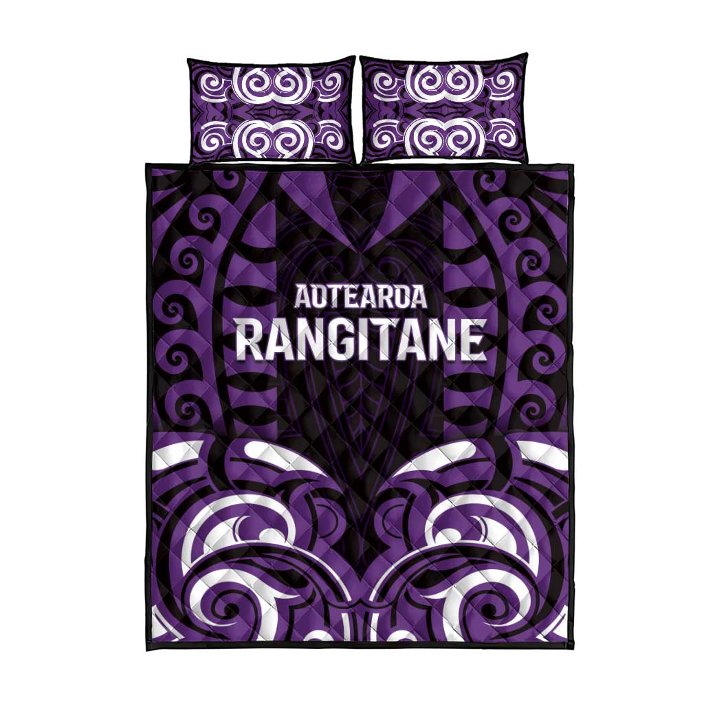 Aotearoa Rangitane Quilt Bed Set Maori Pattern New Zealand - Polynesian Pride